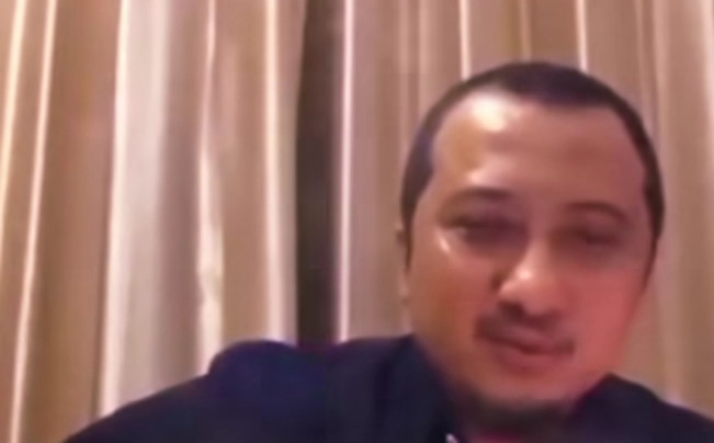 Video Ustaz Yusuf Mansur tengah berdialog kepada warganet dengan menawarkan jasa doa online. [Instagram]